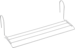 Tomado - Droogrek Iseo - 2 meter drooglengte - 58x17cm - Wit - Radiator - Balkon - Camping - Inklapbaar