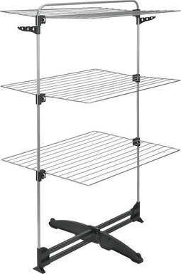 Tomado - Droogtoren Storm - 34 meter drooglengte - Zilvergrijs - 5 jaar garantie