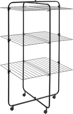 Tomado-Metaltex Dijon Onyx Droogtoren 33 m Drooglengte Zwart