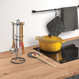 Tomado Metaltex Keukengerei houder 10 haken - 361133162 - Klaar voor gebruik