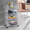 Tomado Metaltex - Opbergtrolley Pisa - 4 etages - 4 wielen