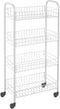 Tomado Metaltex - Opbergtrolley Pisa - 4 etages - 4 wielen