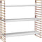 Tomado - Wandrek - Koper & Wit - Boekenrek - 70x21x68cm