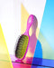 Wet Brush - Shine Enhancer Haarborstel - Ultra-zachte IntelliFlex natuurlijke varkenshaar - Paars