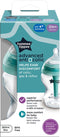 Tommee Tippee babyfles, Advanced Anti-Colic, tepelvormig voor natuurlijk zuigen, anti-koliek ventiel babyflesje, zelfsteriliserend, bpa-vrij, flesvoeding, 260ml, verpakking van 1 Stuk