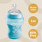 Tommee Tippee babyflessen, Natural Start Newborn Starter Set, 150 ml en 260 ml Anti-Colic flesjes, borst-gelijkende spenen met langzame + gemiddelde stroomsnelheid voor natuurlijk zuigen, zelfsteriliserend, anti-koliek ventiel, flesvoeding, blauw