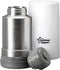 Tommee Tippee Closer to Nature - draagbare flessen en voedselverwarmer - ideaal voor op reis - thermisch geïsoleerd - roestvrij staal met lekvrij deksel