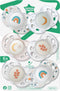 Tommee Tippee nachtspenen, symmetrisch orthodontisch ontwerp, BPA-vrij siliconen speen, 18-36 m, verpakking van 6 stuks