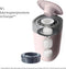 Tommee Tippee Twist & Click luieremmer, inclusief 1 navulling (cassette) met meerlaags antibacterieel folie, 100% gerecycled frame - Voorkomt Geurtjes, Geschikt voor 33 Luiers - Roze