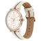 Tommy Hilfiger Lily 1782659 Horloge - Leer - Crème - Ø 40 mm
