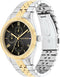 Tommy Hilfiger TH1782591 Dames Horloge - Monica - Mineraalglas - Staal - Goudkleurig/Zilverkleurig - 38 mm breed - Quartz - Vouw/Vlindersluiting