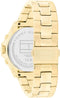 Tommy Hilfiger TH1782640 Aspen Dames Horloge - Mineraalglas - Staal - Goudkleurig - 38 mm breed - Quartz - Vouw/Vlindersluiting - 3 ATM (spatwater)