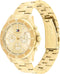 Tommy Hilfiger TH1782640 Aspen Dames Horloge - Mineraalglas - Staal - Goudkleurig - 38 mm breed - Quartz - Vouw/Vlindersluiting - 3 ATM (spatwater)
