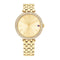 Tommy Hilfiger TH1782718 NATALIE Dames Horloge - Mineraalglas - Staal - Goudkleurig - 34 mm breed - Quartz - Vouw/Vlindersluiting - 3 ATM (spatwater)