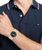 Tommy Hilfiger TH1792118 LORENZO Heren Horloge - Mineraalglas - Staal - Goudkleurig - 44 mm breed - Quartz - Vouw/Vlindersluiting - 5 ATM (douchen)
