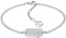 Tommy Hilfiger TJ2780863 Dames Armband - Schakelarmband - Sieraad - Staal - Zilverkleurig - Gourmet - 19 cm lang