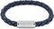 Tommy Hilfiger TJ2790480 Heren Armband - Leren armband - Sieraad - Leer - Blauw - 19 cm lang