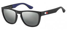 Tommy Hilfiger Zonnebril Th1557/s 03/t4 Heren Zwart Met Spiegellens Maat M