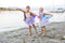 Great Pretenders Verkleedkledij Super-Duper Tutu met cape en masker - Rose Gold/Lila - Maat 4-6 jaar
