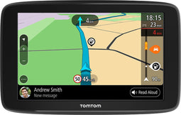TomTom GO Basic 6 - Autonavigatie - Europa - (incl. luxe leren beschermhoes)