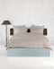 De Witte Lietaer Zygo - Dekbedovertrek Lits Jumeaux - Katoen Satijn 240 x 220 cm - Taupe