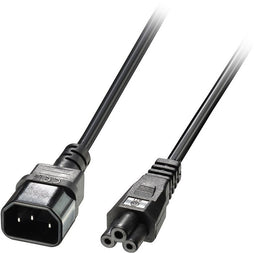 LINDY 30341 - Stroom Aansluitkabel - 2 m - Zwart
