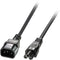 LINDY 30341 - Stroom Aansluitkabel - 2 m - Zwart