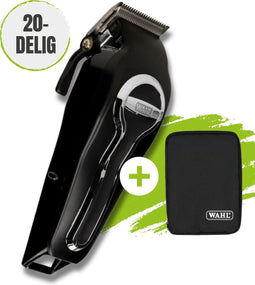 Tondeuse Wahl Elite Pro Draadloos - Inclusief 20 Accessoires - 40% Sneller Scheren door Zelfslijpende Messen - Haartrimmer Mannen - Tondeuse Mannen - Trimmer Mannen - Trimmer Baard - Trimmer Wahl - Tondeuses