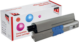 Tonercartridge Quantore alternatief tbv Oki 44973512 zwart