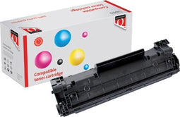 Tonercartridge quantore hp cb436a 36a zwart | 1 stuk