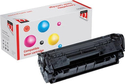 Tonercartridge Quantore Q2612A alternatief tbv HP Q2612X 12X zwart | 1 stuk