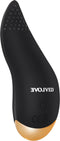 Tongvormige vibrator met gladde en geribbelde zijde Evolved -