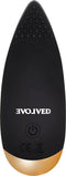 Tongvormige vibrator met gladde en geribbelde zijde Evolved -
