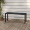 vidaXL - Tuinbank - 110 - cm - staal - en - HKC - zwart