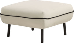 TONSBERG - Ottomaan - Lichtbeige - Polyester