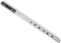 Tony Dixon Sopraan Ierse Fluit (Whistle) Cupro Nickel Trad (D)