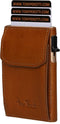 Tony Perotti Aluminium creditcardhouder met kleingeldvak - Miele