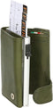 Tony Perotti Aluminium creditcardhouder met papier- en kleingeldvak - Groen