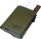 Tony Perotti Aluminium creditcardhouder met papier- en kleingeldvak - Groen