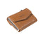 Tony Perotti Aluminium creditcardhouder met papier- en kleingeldvak - Honing