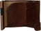 Tony Perotti Aluminium creditcardhouder met papier- en kleingeldvak - Donkerbruin