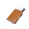 Tony Perotti Aluminium creditcardhouder met papier- en kleingeldvak - Honing