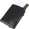 Tony Perotti Aluminium creditcardhouder met papier- en kleingeldvak - Zwart