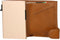 Tony Perotti Aluminium creditcardhouder met papier- en kleingeldvak - Honing