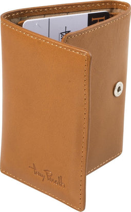 Tony Perotti Furbo Pure Mini creditcardhouder met papier- en kleingeldvak - Miele