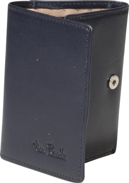 Tony Perotti Furbo Pure Mini creditcardhouder met papier- en kleingeldvak - Blauw