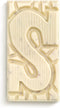 Tony's Chocolonely Chocolade Letter S - Witte Chocolade Chocoladeletter - Schoencadeautjes Sinterklaas - Sint Cadeau - 180 Gram Fairtrade Belgische Chocola