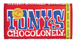 Tony's Chocolonely - Chocolade reep 180gr melk | 15 stuks