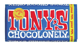 Tony's Chocolonely - Chocolade reep 180gr puur | 15 stuks