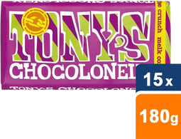 Tony's Chocolonely chocoladereep Melk Coffee Crunch - 15 x 180 gram